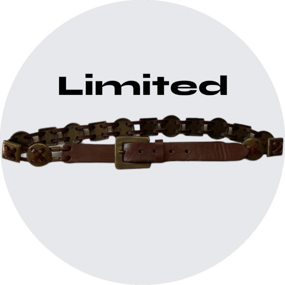 Women’s vintage Limited Leather Chain Belt - Vintage Style